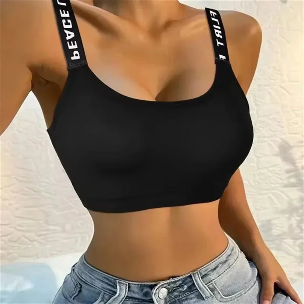 New Sexy Bra Top Women Sports Bra High Impact for Gym Fitness Yoga Female Pad Sportswear Tank Top Sport Push up Bralette