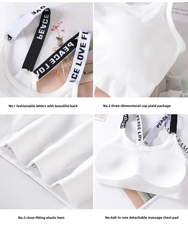 New Sexy Bra Top Women Sports Bra High Impact for Gym Fitness Yoga Female Pad Sportswear Tank Top Sport Push up Bralette